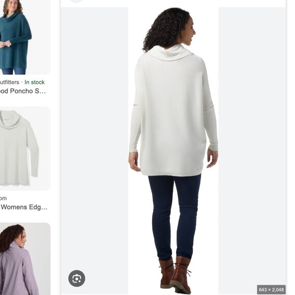 Smartwool Poncho Sweater Small - Picture 6 of 6